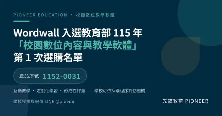 教育部115年選購名單 序號1152-0031