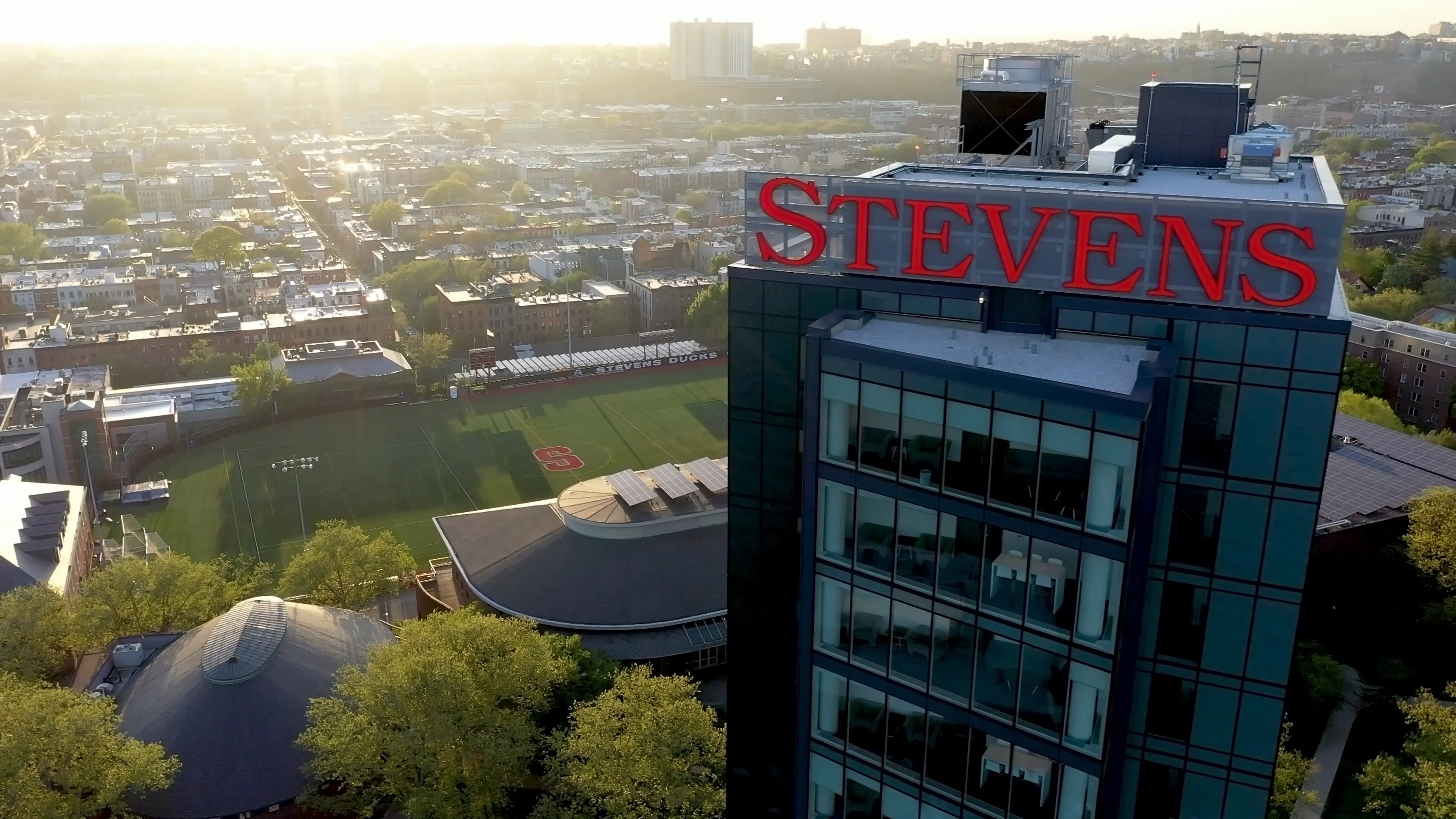 美國史蒂文斯理工學院 Stevens Institute of Technology 霍博肯校區空拍